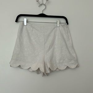 BOGO: High Waisted Scallop Shorts
